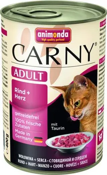 Krmivo pro kočku Animonda Carny Adult konzerva hovězí/srdce