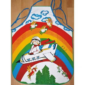 Kuchyňská zástěra Dětská zástěrka - motiv Letec