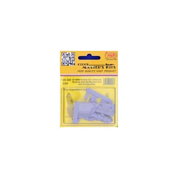 Plastikový model 1/35 US WWII Soldier (101 Airborne) running w/ M2