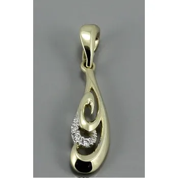 Přívěsek Zlatnictví U Kostela Dámský zlatý přívěsek ve tvaru slzičky 2136 182588458