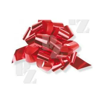 Stuha Stahovací mašle Metal 30/100cm červená, Stil