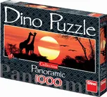 Dino Žirafy při západu slunce 1000 dílků