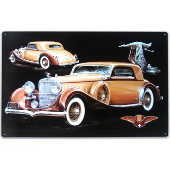 Domovní cedule Plechová cedule Hispano Suiza J12, 400 x 280 mm