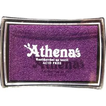 Polštář Creatoys polštářek pro razítkování na textil - fialový