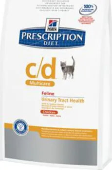 Krmivo pro kočku Hill's Pet Nutrition Prescription Diet Feline Adult C/D Multicare Chicken