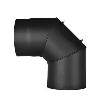 Kouřovod Ametaltop Koleno kouřové s čistícím otvorem 150/90/1,5 mm
