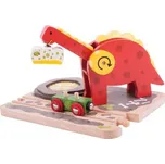 Bigjigs Toys Rail Dinosauří jeřáb