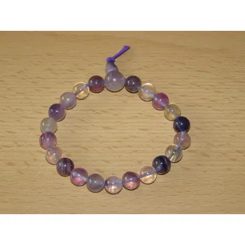 Drahý kámen Fluorit - Energetický náramek