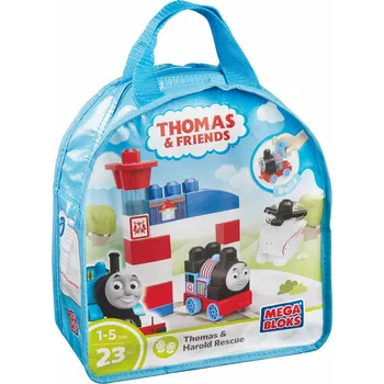 Stavebnice Mega Mega Bloks Mašinka Tomáš a záchranná stanice 23 ks