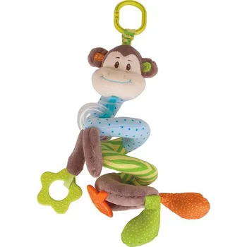Hračka na kočárek Bigjigs Toys Spirála opička Cheeky