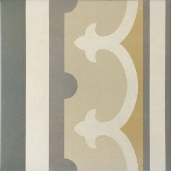 Dlažba Caprice Burgundy Border - dlaždice 20x20 20928