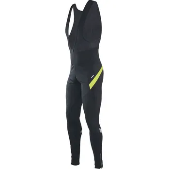 Cyklistické kalhoty Etape - pánské kalhoty SPRINTER WS LACL bez vložky, černá/žlutá fluo Velikost: S