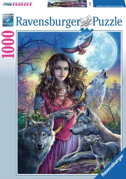 Puzzle Ravensburger Ochránkyně vlků 1000 dílků