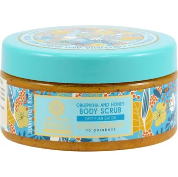 Tělový peeling Natura Siberica Rakytníko-medový peeling pro tělo 300 ml