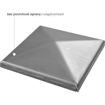 brána CAIS ROOF 15 B čtvercová záslepka bez povrchové úpravy