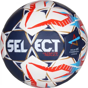 Míč na házenou Select HB Ultimate Replica Champions League 2017 modrý