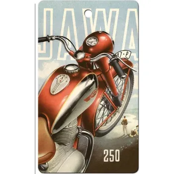 Vůně do auta Bohemia Motorka aromatická vonná karta 11 x 6,3 cm