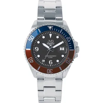 Hodinky Pánské mohutné vodotěsné náramkové hodinky JVD J1120.4 - 10ATM (POŠTOVNÉ ZDARMA!! - tmavý číselník)