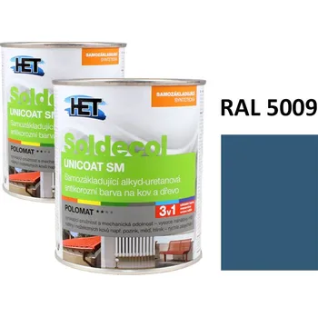 univerzální barva Soldecol UNICOAT SM 0,75 L RAL 5009