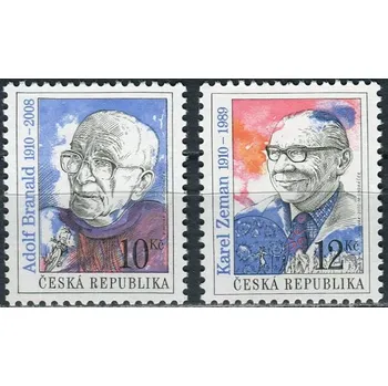 Poštovní známka Česká pošta (2010) č. 652-653 ** - Česká republika - Osobnosti