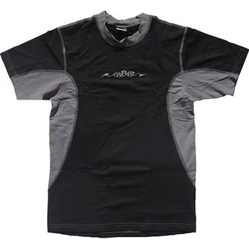 cyklistický dres Dres BBB BBW-75 HIGHTECH S.S. Freeride Black Grey Velikost: S