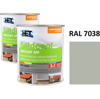 univerzální barva Soldecol UNICOAT SM 0,75 L RAL 7038
