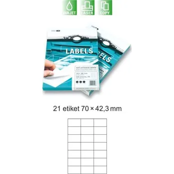 Mondi Samolepicí etikety 100 listů (21…