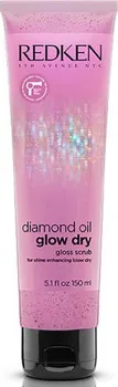 Vlasová regenerace Redken Diamond Oil Glow Dry Gloss Scrub Peeling 150 ml