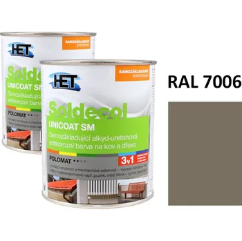 univerzální barva Soldecol UNICOAT SM 0,75 L RAL 7006