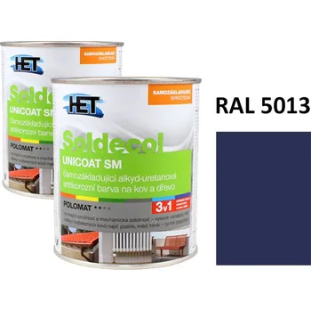 univerzální barva Soldecol UNICOAT SM 0,75 L RAL 5013