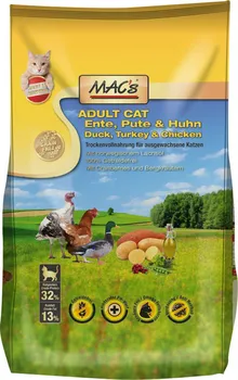 Krmivo pro kočku Mac's Cat Adult kachna/krůta/kuře