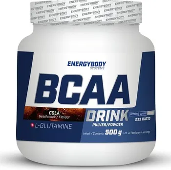 Aminokyselina EnergyBody BCAA + L-Glutamine Drink 500 g