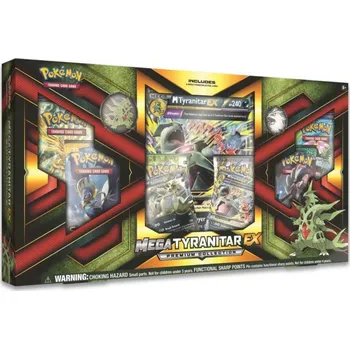 Sběratelská karetní hra Recenze Pokémon Mega Tyranitar-EX Premium Collection