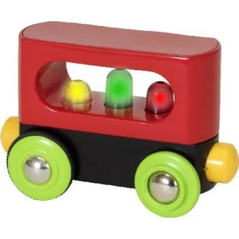 Dřevěná hračka BRIO Můj první vagón se světlem 33708