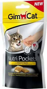 Pamlsek pro kočku GimCat Nutri Pockets sýr a taurin 60 g