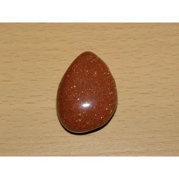 Drahý kámen Sluneční kámen - Přívěsek - tromlovaný kámen vrtaný - kpt55