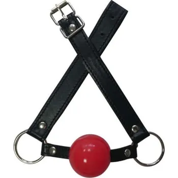 roubík - Red Rubber Ball Gag Plastic