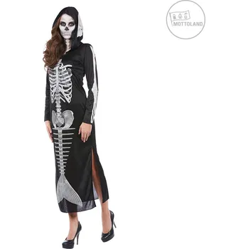Mottoland Německo Glowing Skeleton Mermaid - kostým smrtky s potiskem D varianta: 40
