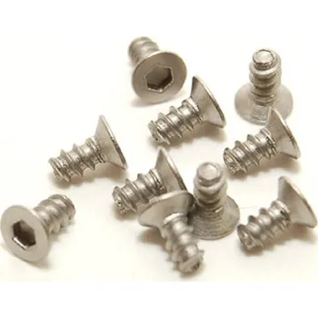 RC vybavení PN Racing M2×4 Titanium Countersunk Hex Tapping Screw (10 ks)