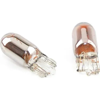 Autožárovka W5W Halogenové žárovky 5W (oranžová - chrome) E4