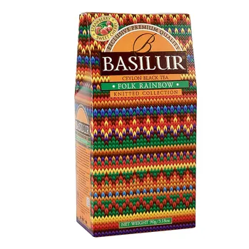 Čaj Basilur Knitted Folk Rainbow papír 90 g