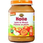 Holle BIO Broskev a jablko 190 g