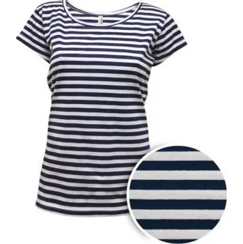 cyklistický dres Triko dámské námořnické s krátkým rukávem S