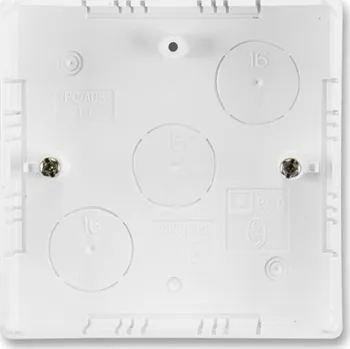 vypínač Krabice lištová pro Swing L ABB 3900J-C00001 B 85x85x28mm bílá