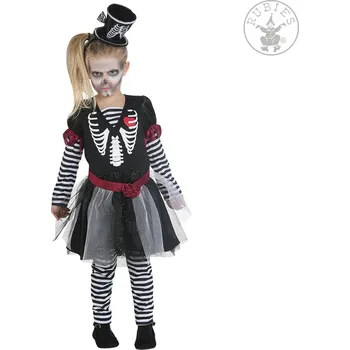 Karnevalový kostým Rubies Německo Dívčí šaty skelton D varianta: 116