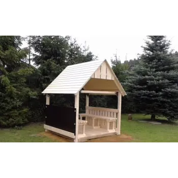 Dětský domeček Recenze Monkey's Home Sunny House půl tabule