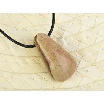 Přívěsek Jaspis obrázkový přívěsek na šňůrce 8,9g