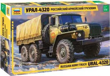 Plastikový model Zvezda Ural 4320 Model Kit 3654 - 1:35