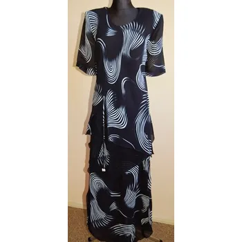 Dámský kostýmek Dámský luxusní kostýmek se sukní - černý. (100 % viskóza)