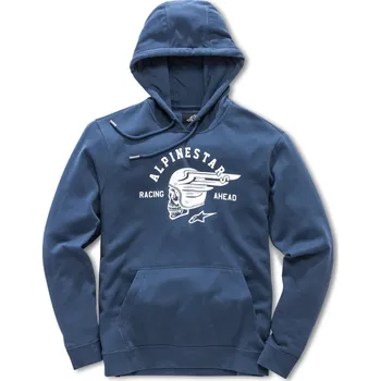 Pánská mikina Alpinestars Pánská modrá mikina SKULLISION FLEECE Alpinestars 1018-51114 7020 - S